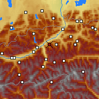 Nearby Forecast Locations - Альпбах - карта