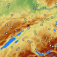 Nearby Forecast Locations - Грандваль - карта