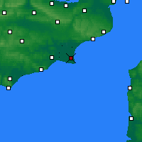 Nearby Forecast Locations - Lydd - карта