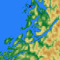 Nearby Forecast Locations - Брённёйсунн - карта