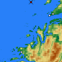 Nearby Forecast Locations - Helligvær - карта