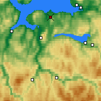 Nearby Forecast Locations - Тронхейм - карта