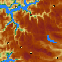 Nearby Forecast Locations - Лердал - карта