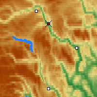 Nearby Forecast Locations - Nesbyen - карта