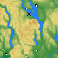 Nearby Forecast Locations - Apelsvoll - карта