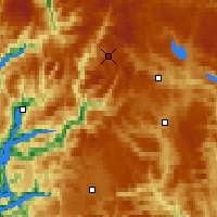 Nearby Forecast Locations - Midtlaeger - карта