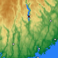 Nearby Forecast Locations - Byglandsfjord - карта