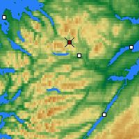 Nearby Forecast Locations - Loch Glascarnoch - карта