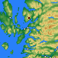 Nearby Forecast Locations - Bealach na Bà - карта
