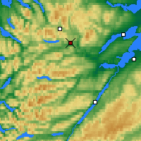Nearby Forecast Locations - Северо-Шотландское нагорье - карта