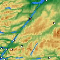 Nearby Forecast Locations - Лох-Несс - карта