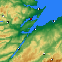 Nearby Forecast Locations - Cromarty - карта