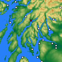 Nearby Forecast Locations - Inveraray - карта