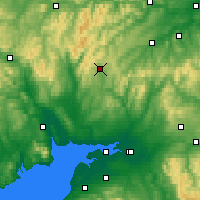Nearby Forecast Locations - Eskdalemuir - карта