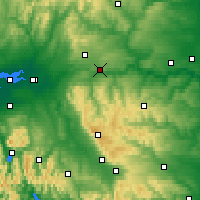 Nearby Forecast Locations - Haltwhistle - карта