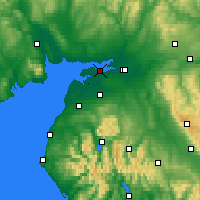 Nearby Forecast Locations - Солуэй-Ферт - карта