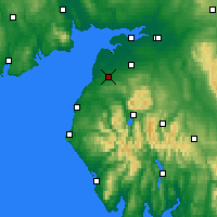 Nearby Forecast Locations - Aspatria - карта