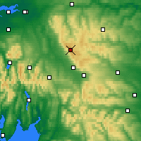 Nearby Forecast Locations - Пеннинские горы - карта