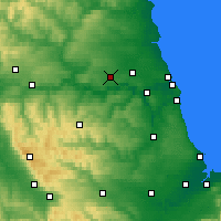Nearby Forecast Locations - Albemarle - карта