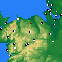 Nearby Forecast Locations - Колуин-Бей - карта