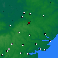 Nearby Forecast Locations - Бери-Сент-Эдмундс - карта