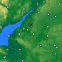 Nearby Forecast Locations - Йейт - карта