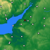 Nearby Forecast Locations - Бристоль - карта