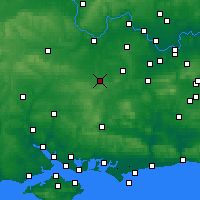 Nearby Forecast Locations - Basingstoke - карта