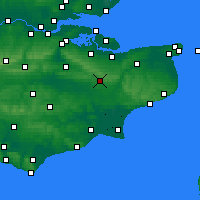Nearby Forecast Locations - Ашфорд - карта