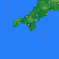 Nearby Forecast Locations - Фалмут - карта