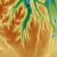 Nearby Forecast Locations - Акюрейри - карта