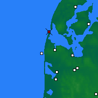 Nearby Forecast Locations - Thyborøn - карта