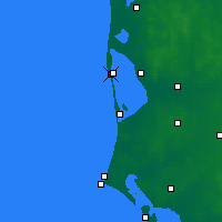 Nearby Forecast Locations - Hvide Sande - карта