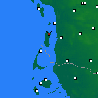 Nearby Forecast Locations - Romo Island - карта
