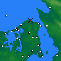 Nearby Forecast Locations - Nakkehoved - карта