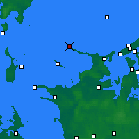 Nearby Forecast Locations - Gniben Point - карта