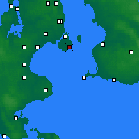 Nearby Forecast Locations - Драгёр - карта