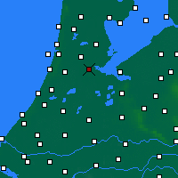 Nearby Forecast Locations - Амстердам - карта