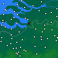 Nearby Forecast Locations - Woensdrecht - карта