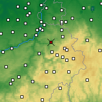 Nearby Forecast Locations - Вервье - карта