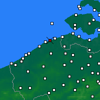 Nearby Forecast Locations - Sint-Katelijne-Waver - карта