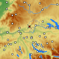 Nearby Forecast Locations - Халлау - карта