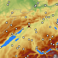 Nearby Forecast Locations - Золотурн - карта
