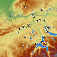 Nearby Forecast Locations - Арау - карта
