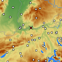 Nearby Forecast Locations - Мёлин - карта