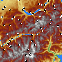 Nearby Forecast Locations - Blatten - карта