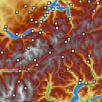 Nearby Forecast Locations - Гримзель - карта