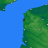 Nearby Forecast Locations - Булонь-сюр-Мер - карта
