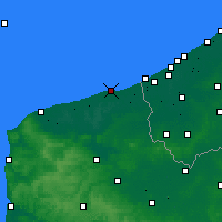 Nearby Forecast Locations - Дюнкерк - карта