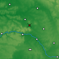 Nearby Forecast Locations - Reims - Prunay Aerodrome - карта